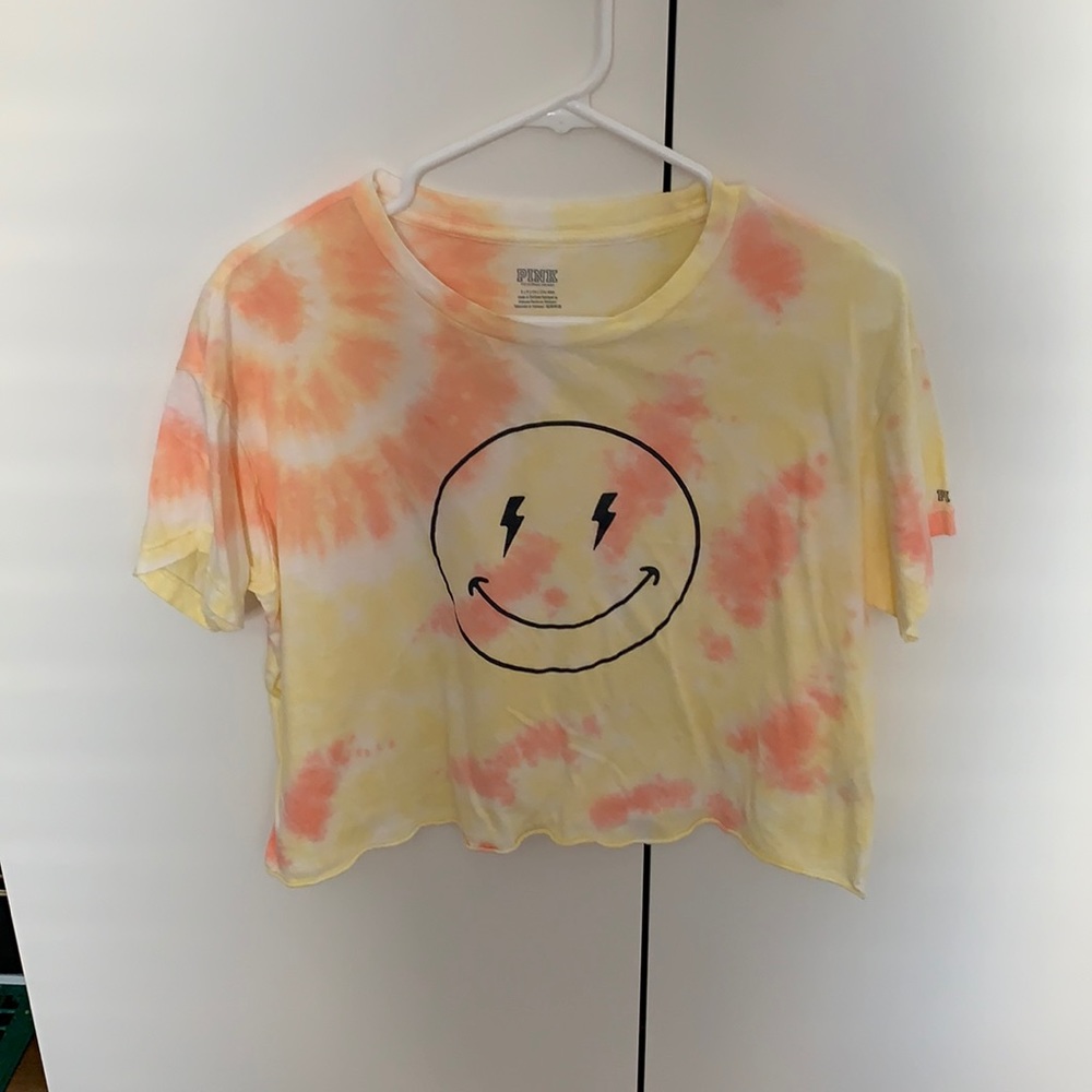 PINK cropped tee